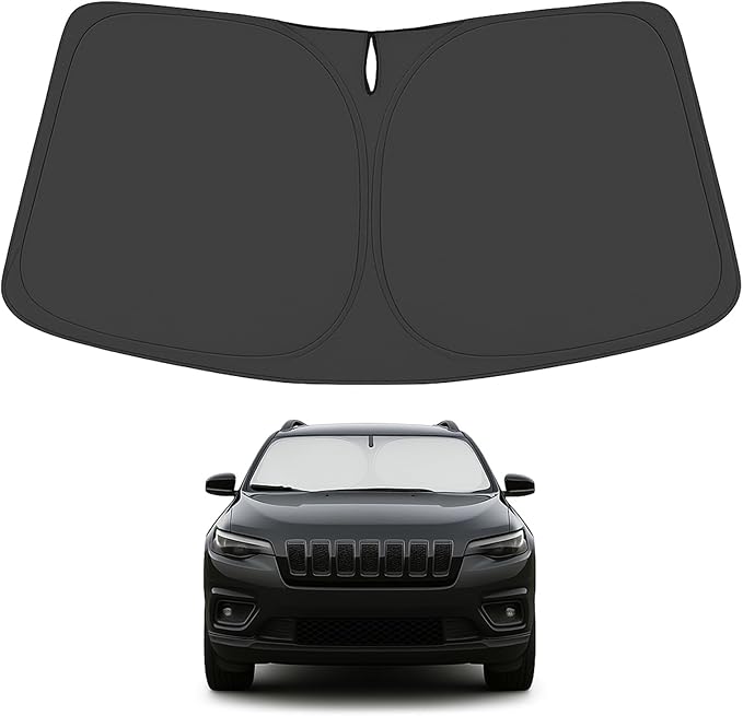 Proadsy for Jeep Cherokee 2014-2024 2025 Windshield Sun Shade 4-Layer Foldable by Proadsy