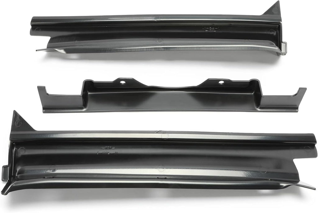 3PCS Bumper Fillers For 1977-1979 Cadillac DeVille Fleetwood Brougham | Color: Black,Material: High quality Plastic,Placement : Left, Rear, Right,rear bumper filler replacement panels