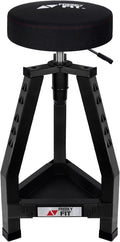 Adjustable Tall Shop Stool, Mechanic Garage Bar Stool Chair, Work Metal Chair by FreekyFit
