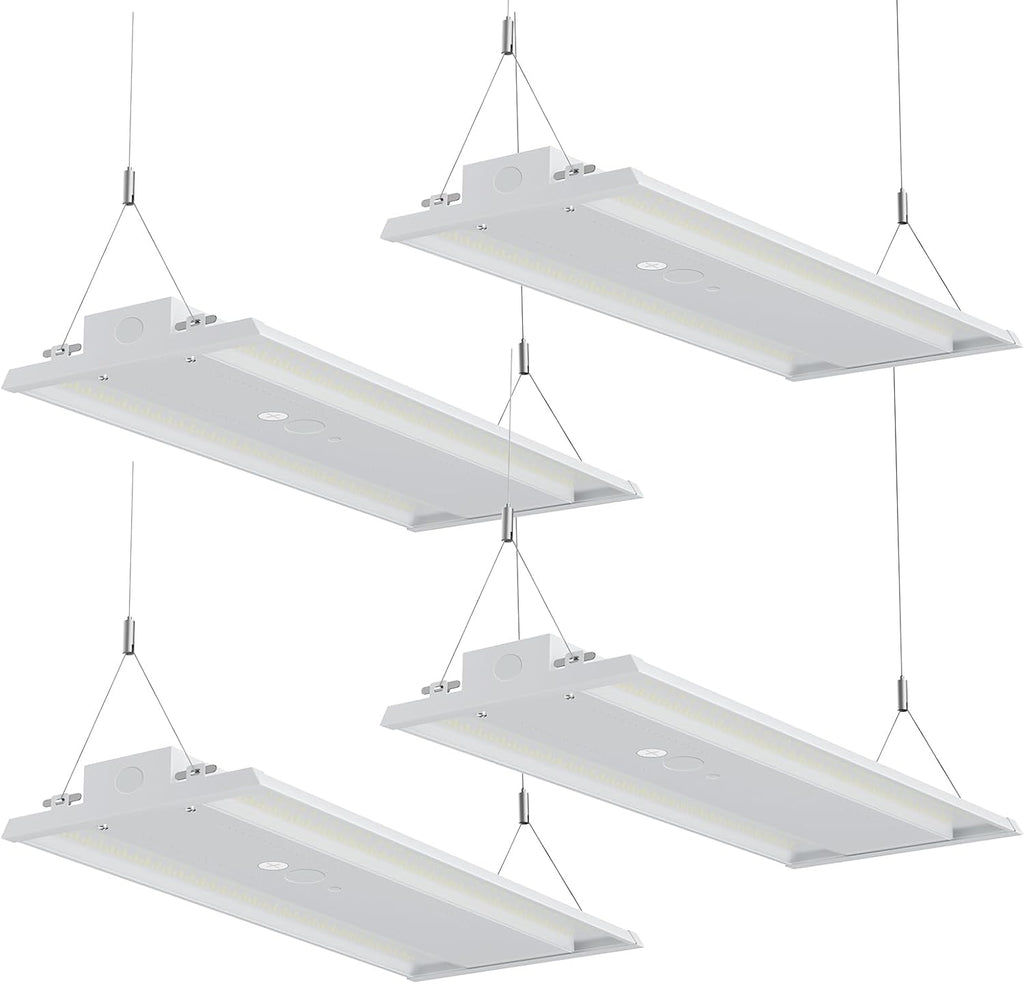 LED Linear High Bay Light, 130W 19500LM High Bay LED Shop Lights, 0-10V