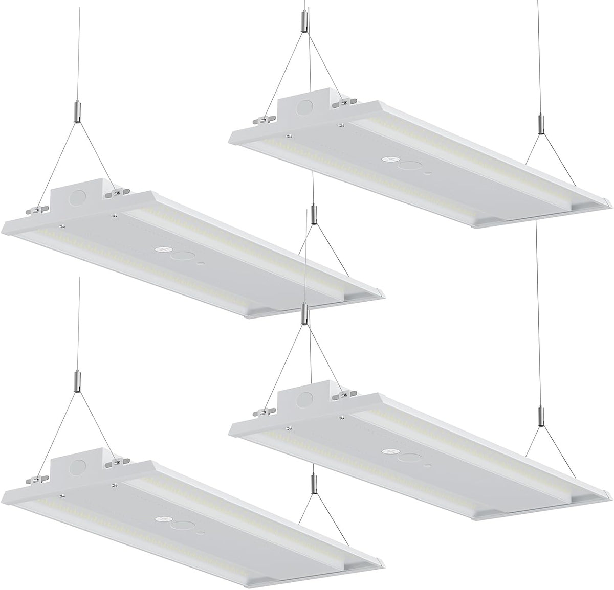 LED Linear High Bay Light, 130W 19500LM High Bay LED Shop Lights, 0-10V