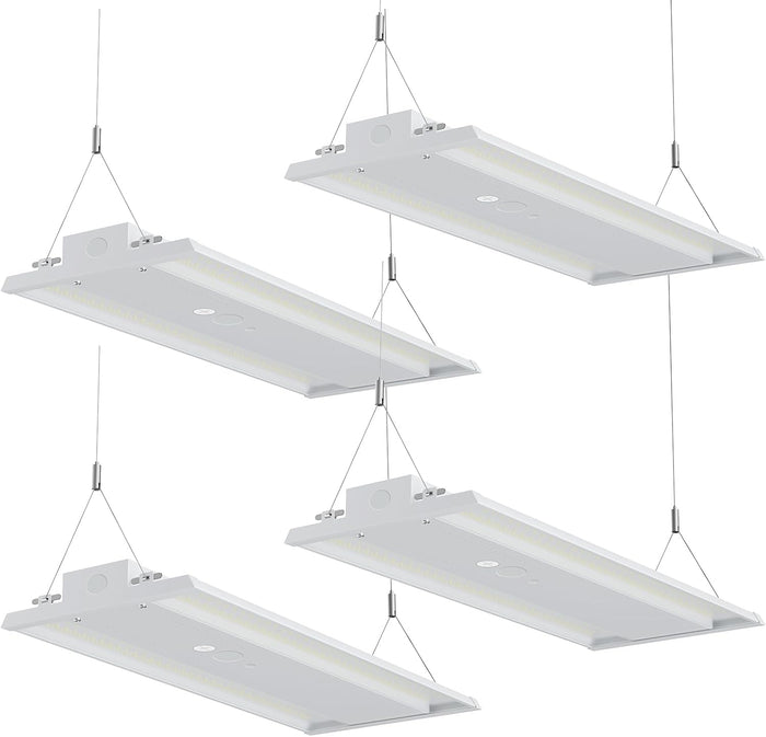 LED Linear High Bay Light, 130W 19500LM High Bay LED Shop Lights, 0-10V