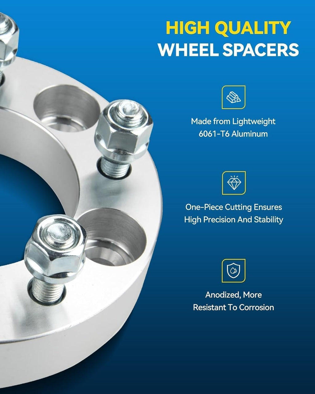 PHILTOP 4x110 to 4x137 ATV Wheel Adapters, 2" Lug ATV Wheel Adapters Change Bolts Pattern fit for for Suzuki, Honda, Can-Am, Bombardier, Arctic Cat, Thread Pitch M10x1.25 Hub Bore 74.1mm - 4Pcs