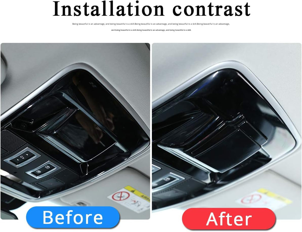 Compatible with ABS Black Car Roof Card Box for Range Rover Sport Velar Vogue 2013-2019