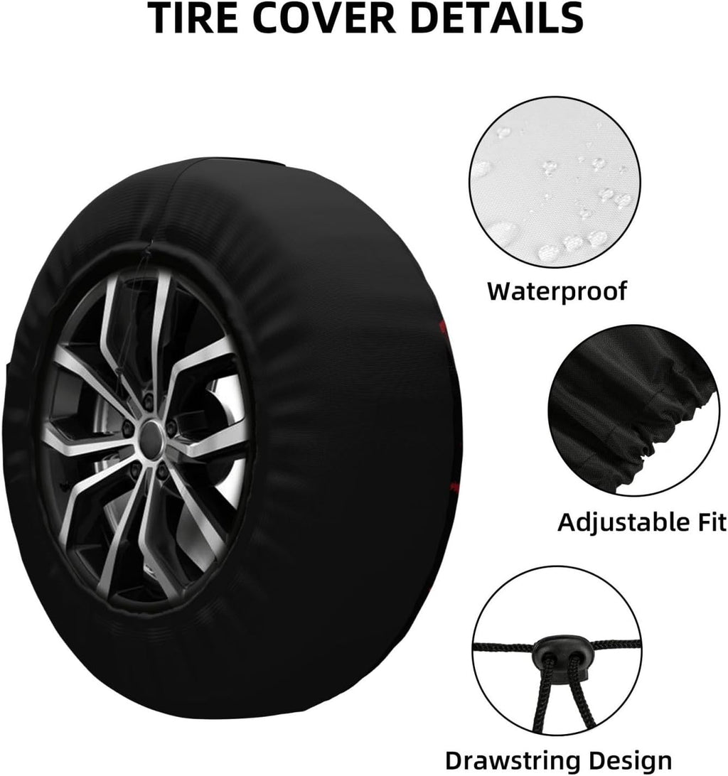 Mexico Eagle Flag Car Tire Dust Cover for Your SUV, Jeep, Rv, Trailer, Truck