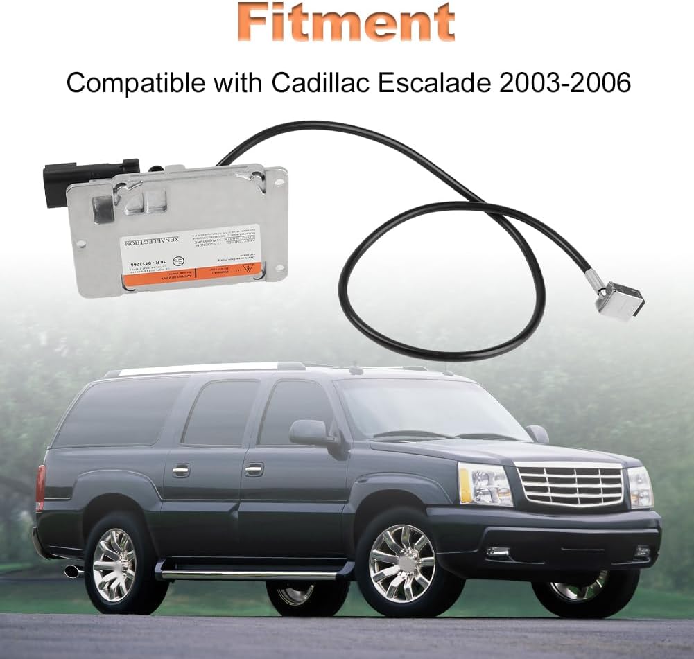 WMPHE Xenon HID Headlight Ballast D1R Wire Kit Replacement for 12335983 Compatible with Cadillac Escalade 2003-2006
