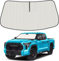 Windshield Sun Shade for Toyota Tundra 2022-2026, Front Window Visor Accessories, Folding Design Blocks Heat & UV Rays Maintain Cool Interior and Save Space