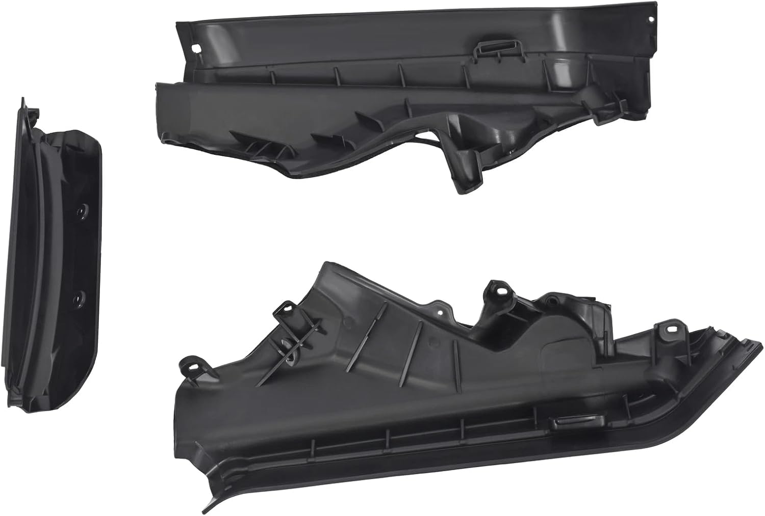 PRIB000000002 3PCS car Engine Upper Cover Compartment Partition Panel - For BMW X5 X6 E70 E71 06-14 Car Engines Accessories - Engine Bay Upper Black Plastic Divider Cover
