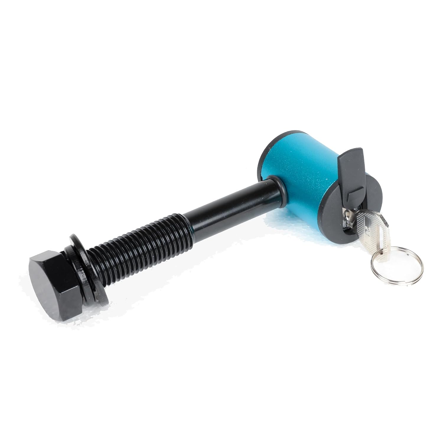Young Electric M16 Anti-Rattle Lock Hitch Pin for Hitch, Blue, Compatible with Young OutfitR Bike Racks 200LBS Capacity Models.