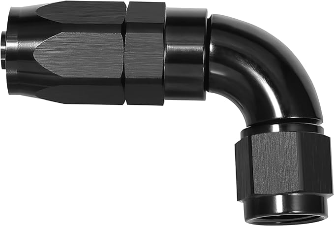 EVIL ENERGY 12AN 90 Degree One Piece Full Flow Hose End Fitting Swivel by EVILENERGY