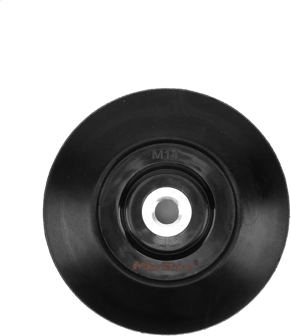 Maxshine 5” Universal Rotary Backing Pad – 125mm Hook & Loop Polishing Plate with 5/8” Thread – Professional Car Detailing Accessory for Sanding, Buffing, Polishing, Paint Correction & Glossy Finish