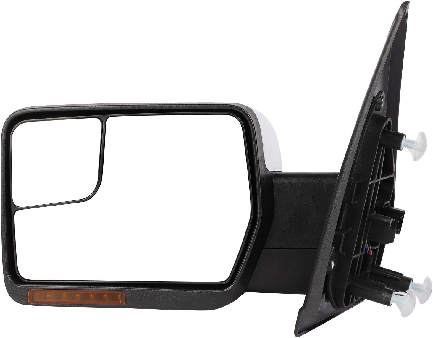 A Pair Heated Towing Mirrors Fits 2004-2014 for Ford for F150 1997-1999 for Ford for F-250, Power Adjusted View Mirror with Turn Signal Indicator