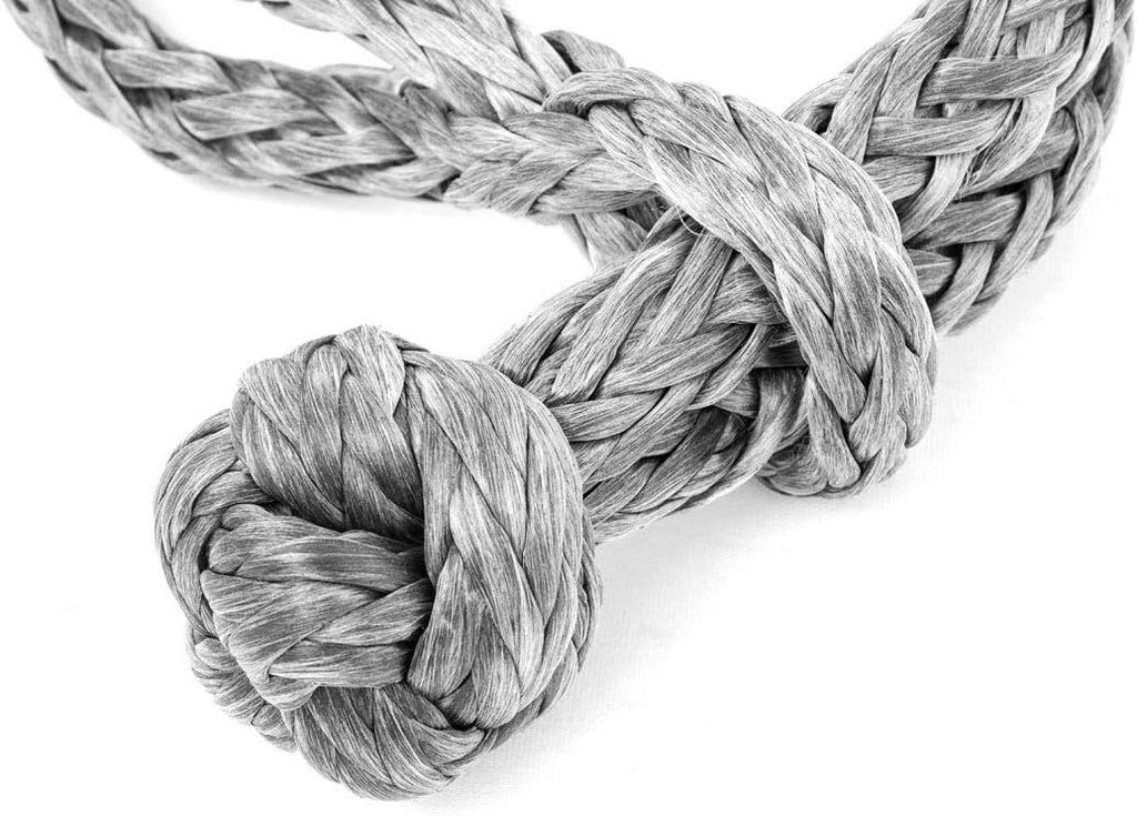 Rough Country Soft Synthetic Shackle Rope | 7/16" | Gray - RS135