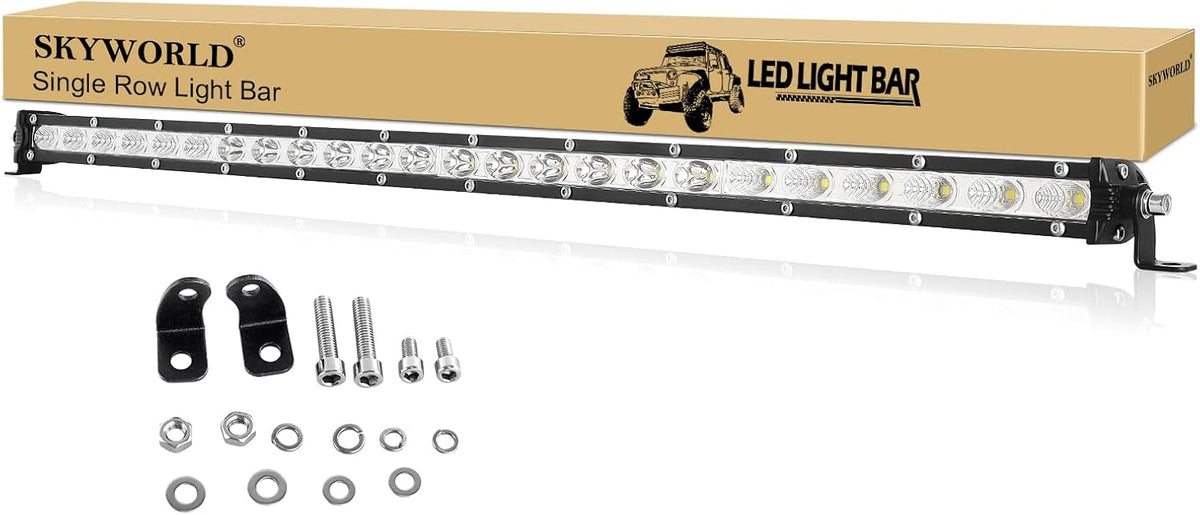 skyworld 25 inch 120w single row led light, main product view