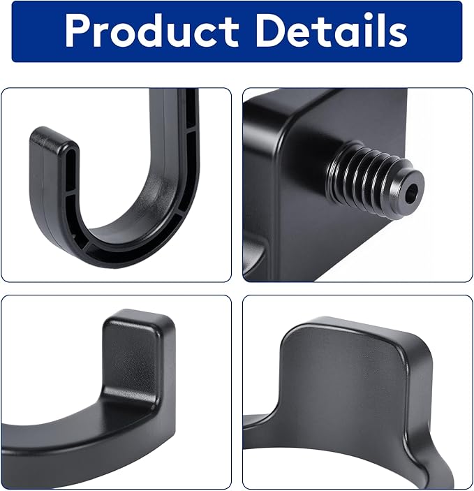 6 Pcs ABS Storage Shed Tool Hooks, Heavy Duty Shed Accessories & Hooks - Image 5