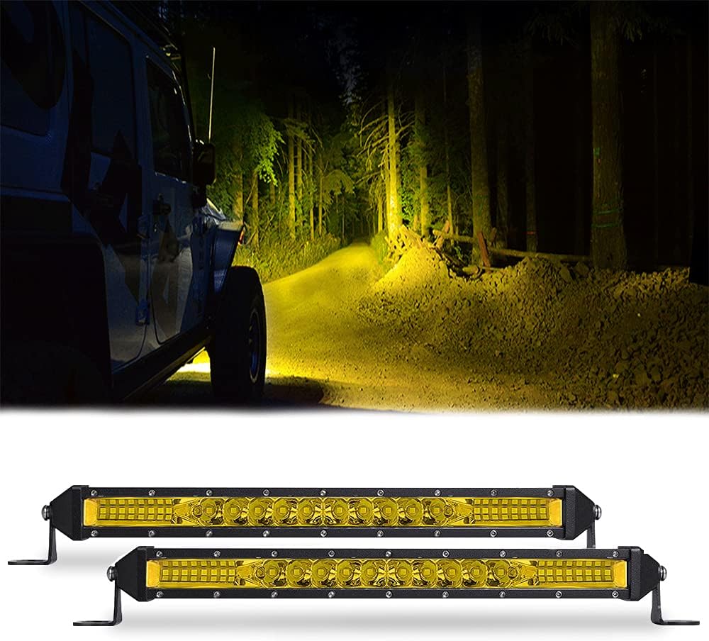 samman 10inch led light bar 78w yellow spot, main product view