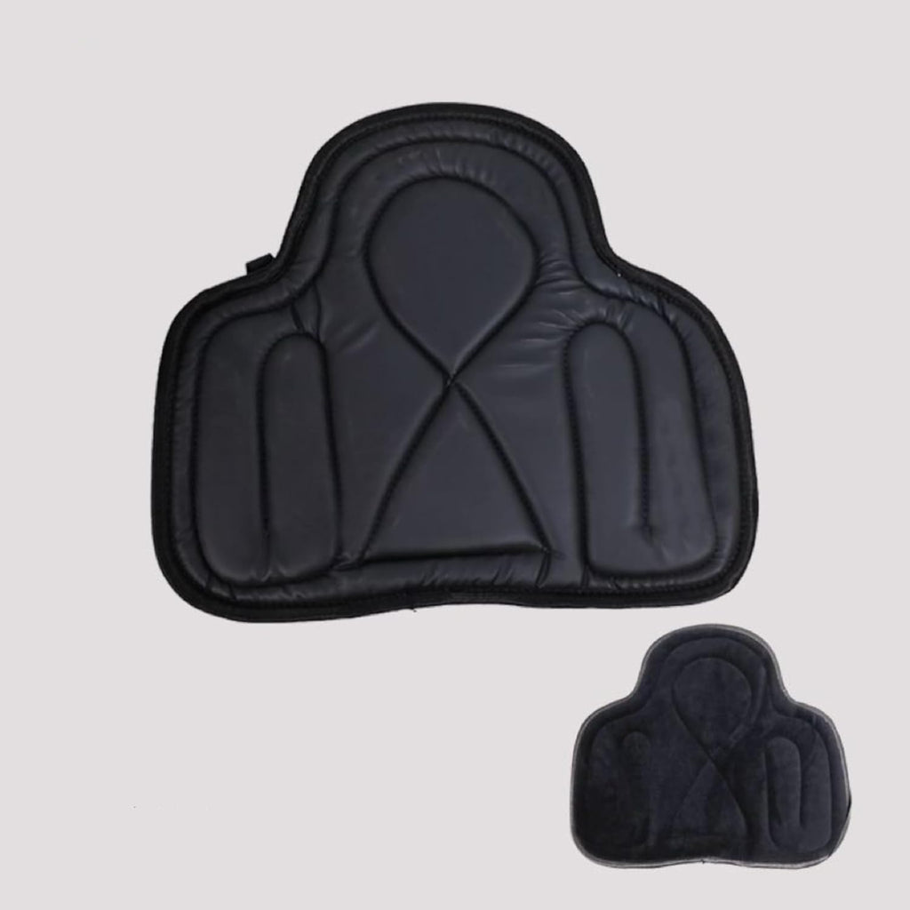 Horse Riding Shock Absorbing Horse Saddle Cushion Western Long Saddle Pad Motorcycle Seat Cushion-Black