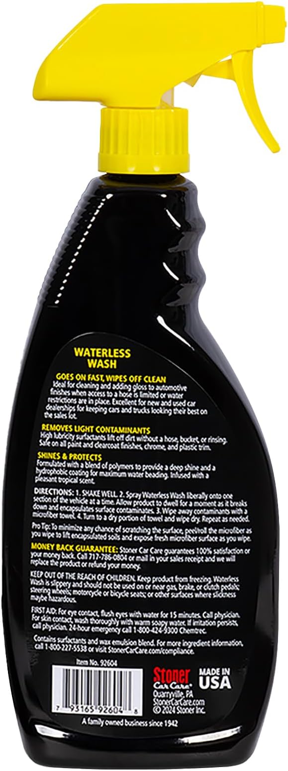 Stoner Car Care 92604-3PK Waterless Wash Car Detailing Spray – Safe, - Image 2