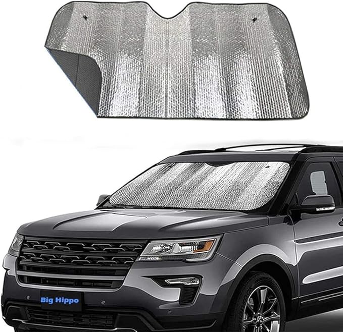 Big Hippo Car Windshield Sun Shade-Jumbo/Standard Car Window Shades Keeps by BigHippo