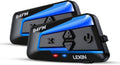 LEXIN B4FM Motorcycle Bluetooth Headset, 10 Riders Helmet Bluetooth Intercom