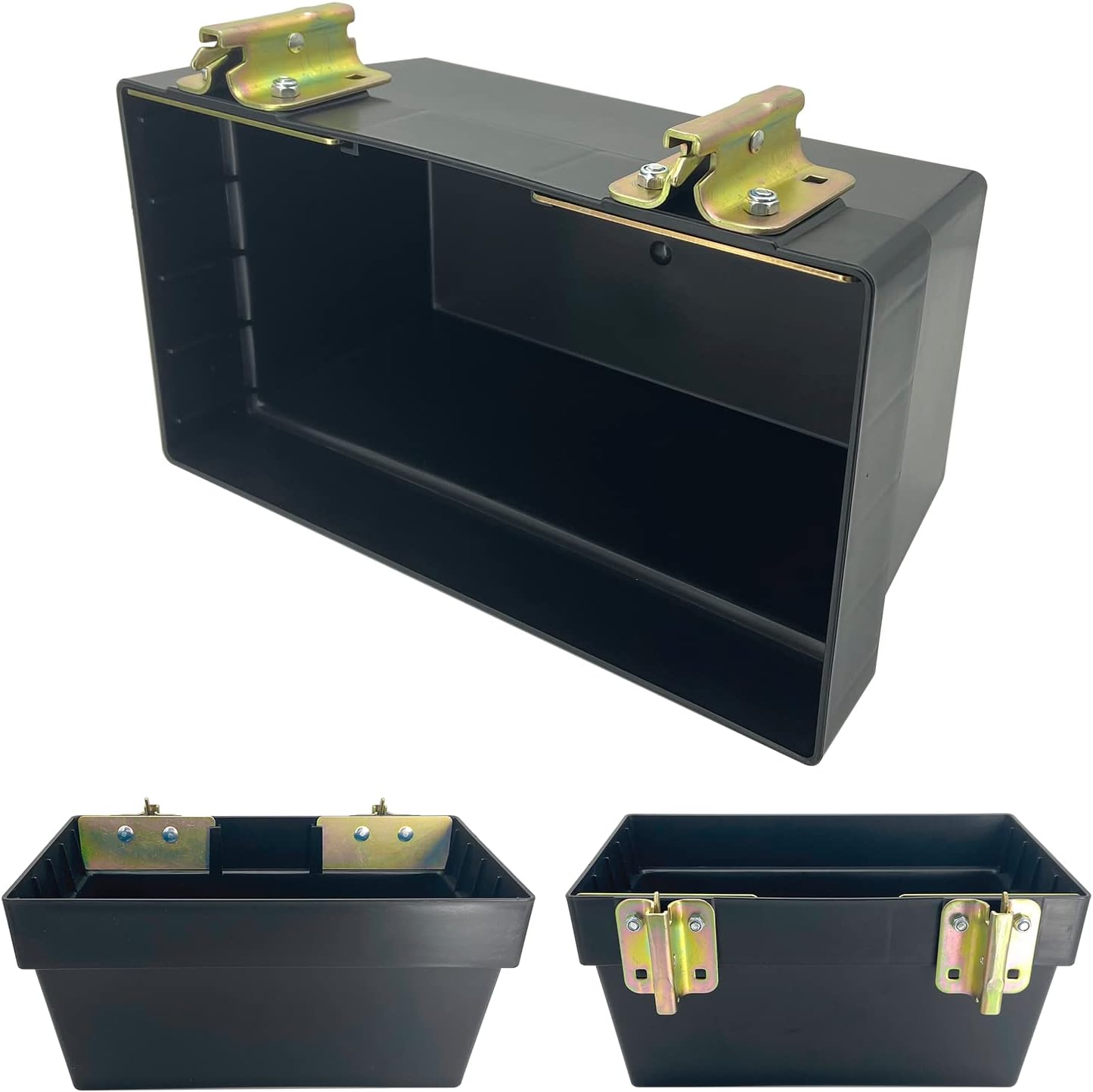 2 Pack Heavy Duty E-Track Basket for E-Track Systems, Trailer E Track Organizing Storage Pail,Organization Bin for Trucks, E-Track Storage Bin - E Track Accessories