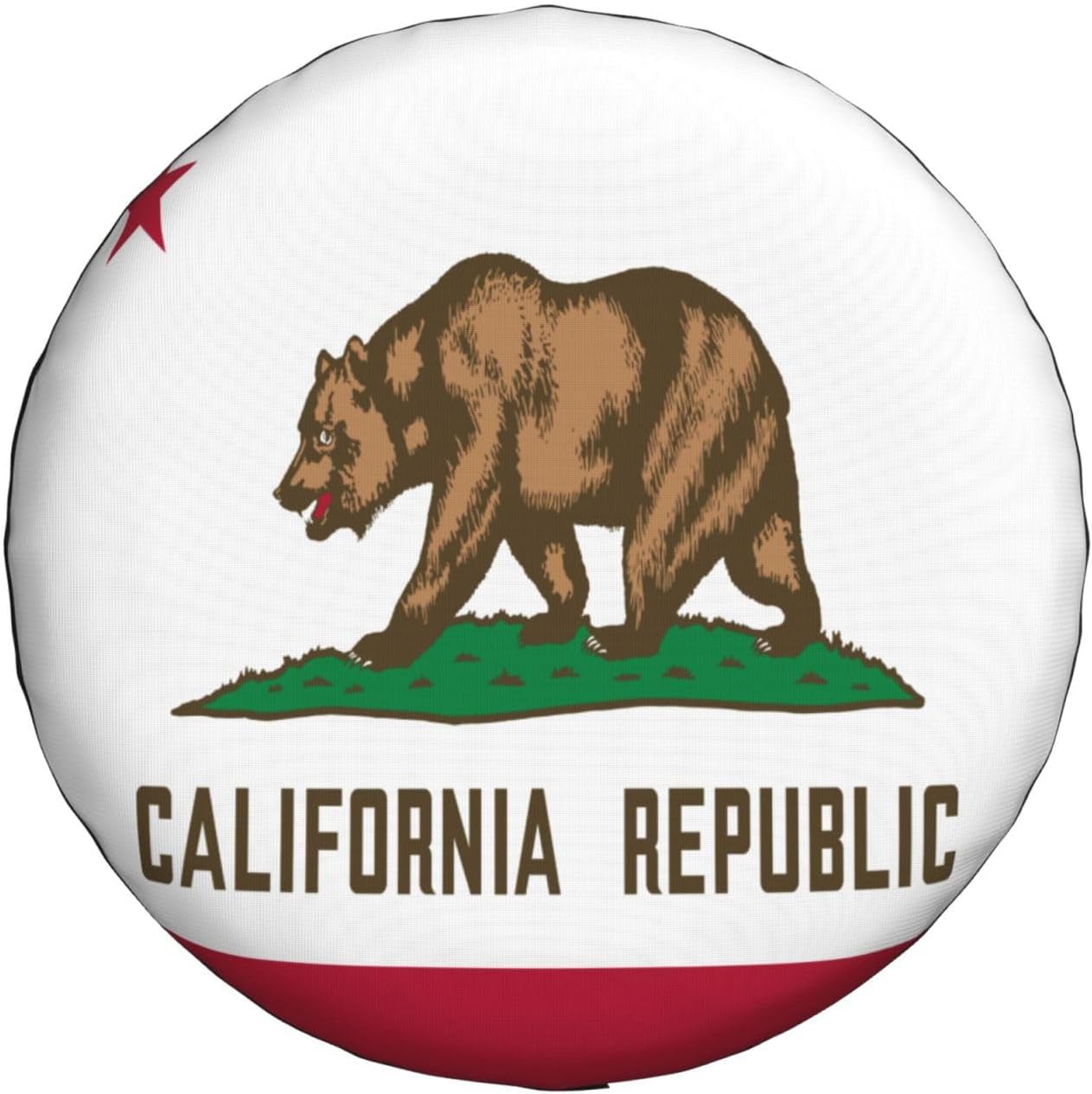 Flag of California Spare Tire Cover Trailer Tire Covers for Truck SUV Camper Vehicle Wheel Cover Waterproof Sun Dust Protection