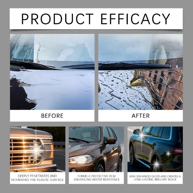 Rejuvenate Outdoor Restorer, Car Plastic Interior Scratch Remover, Interior Car Plastic Scratch Removers, Dashboard Plastics Revitalizer For Oxidized Car Interior Surfaces