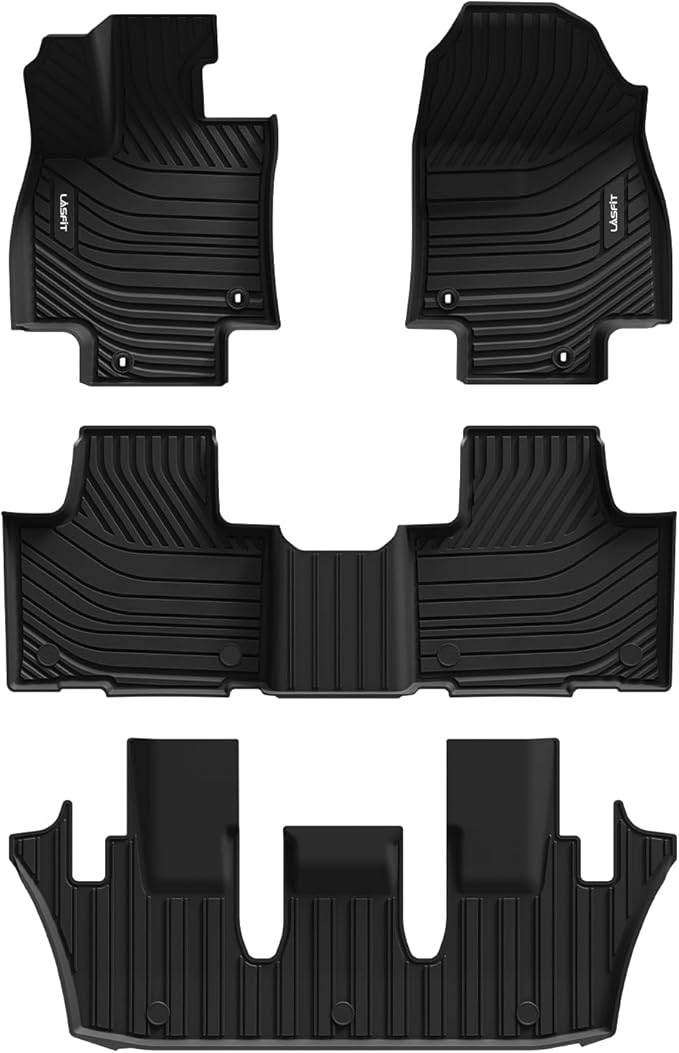 LASFIT Floor Mats for Toyota Grand Highlander 2024-2025 & for Lexus TX350 2024 - Image 9