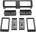 RLB-HILON Dashboard Heater Air Vent Grille Set Compatible with Nissan Model | for Navara D21 Hardbody Pickup 1986 to 1997 Year, Black Color