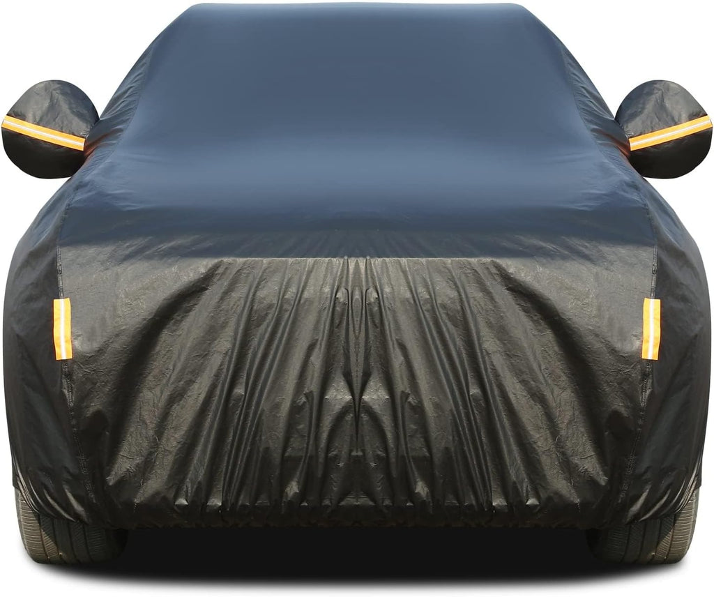Tecoom Car Cover Waterproof All Weather, 3 Layers Car Covers