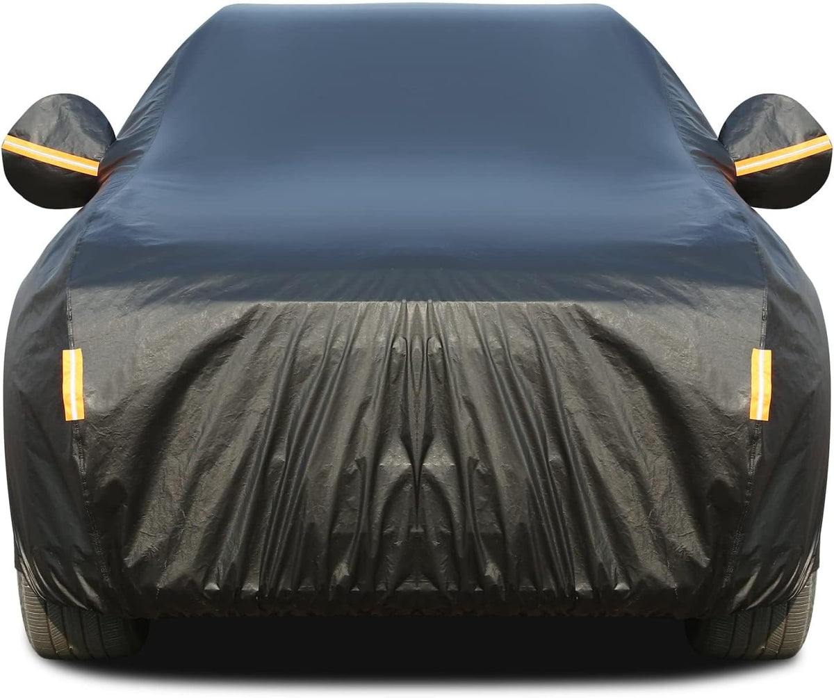 Tecoom Car Cover Waterproof All Weather, 3 Layers Car Covers