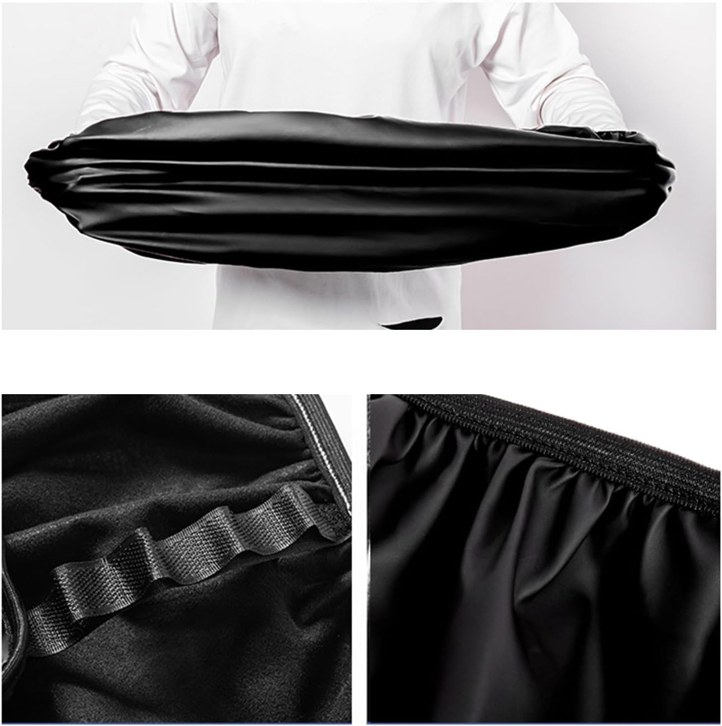 Motorcycle Seat Covers Protector Cushion Elastic PU Leather Electric Bike Seat Full Covers Motorcycle Protector
