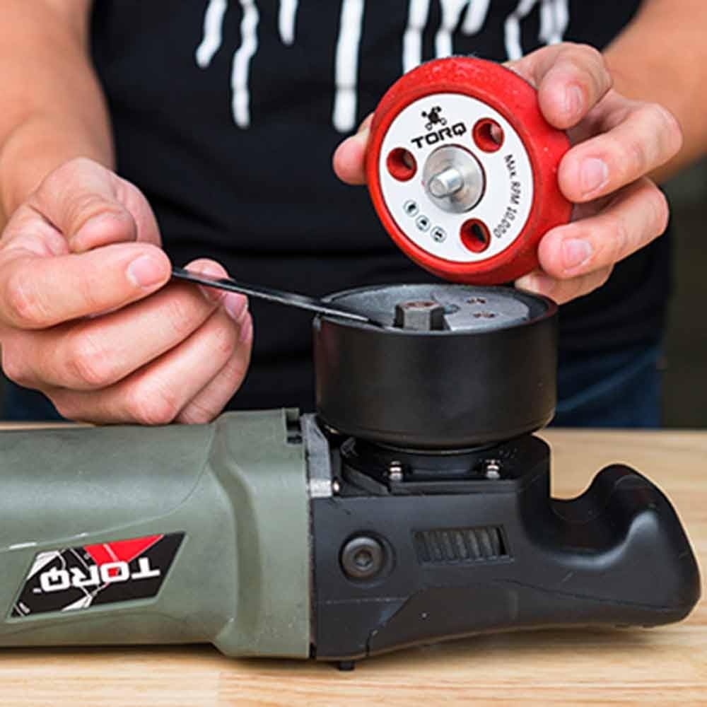 Chemical Guys Torq BUFLC_200 R5 Dual-Action Backing Plate with Hyper Flex Technology, Red (3 Inch)