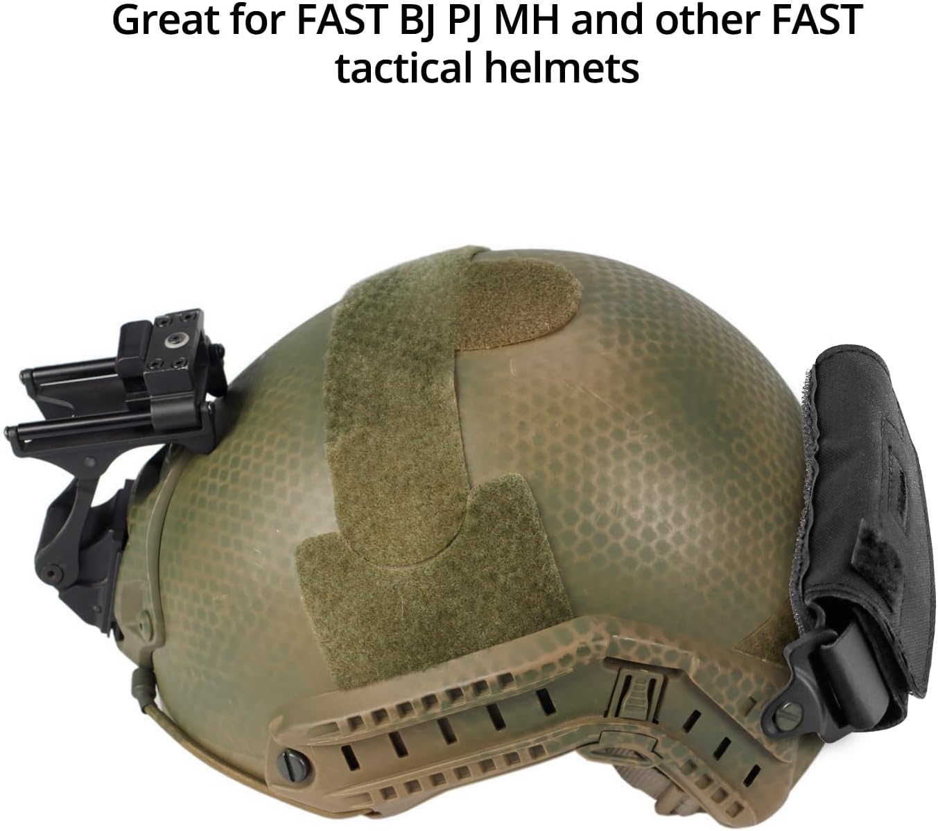 QWORK Helmet Counterbalance Weight Bag, Tactical Helmet Counterweight NVG Pouch for OPS Fast BJ PJ MH Tactical Helmets/Helmet Accessories
