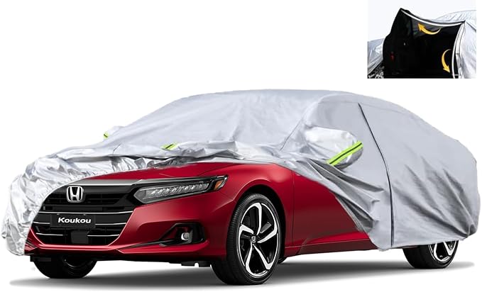 KouKou Full Exterior Covers 100% Waterproof, Universal Fit Toyota Camry Honda by focusonqualityservicehear