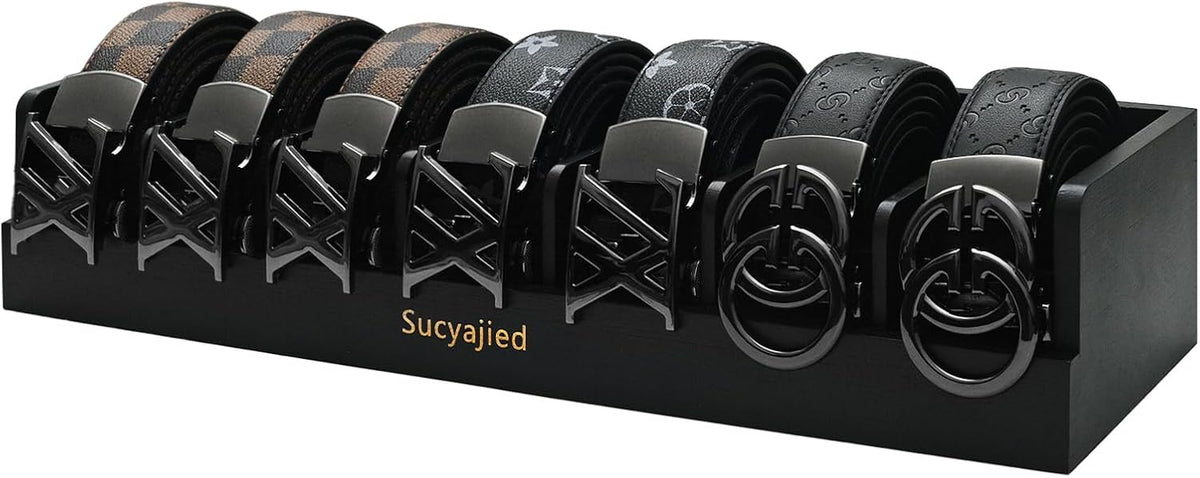 belt organizer, black, 7 compartments, main product view