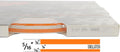 Universal TFX 0005076 - Auto Customizing Dual Pinstripe - 5/16" x 150' (1/8” Stripe, 1/8" Gap, Then 1/16” Stripe) - 076-Orange