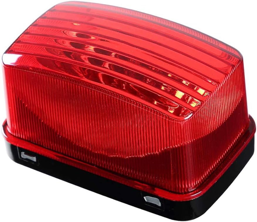 Taillight Housing Tail light Lens Cover Compatible with Yamaha Big Bear 400 / Grizzly 660 350 / Kodiak 400 / Rhino 660 700,Plastic Rear Light Lens Replace 5KM-84710-01-00,5KM-8472C-10-00(Red)