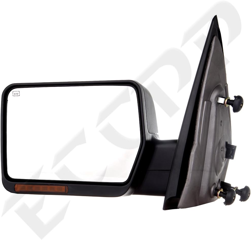 A Pair Heated Towing Mirrors Fits 2004 2005 2006 for Ford for F150 Pickup Truck, Power Adjusted View Mirror with Turn Signal Indicator