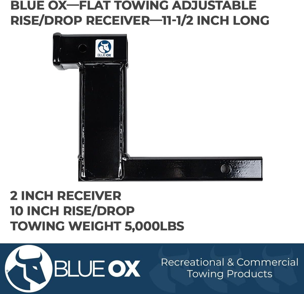 Blue Ox BX88132 Hi Low 10" Drop Receiver , Black
