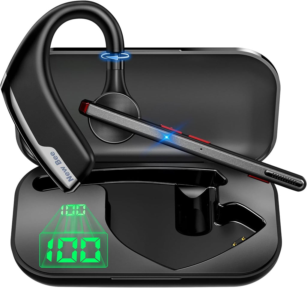 New bee Bluetooth Headset, Wireless Bluetooth Earpiece