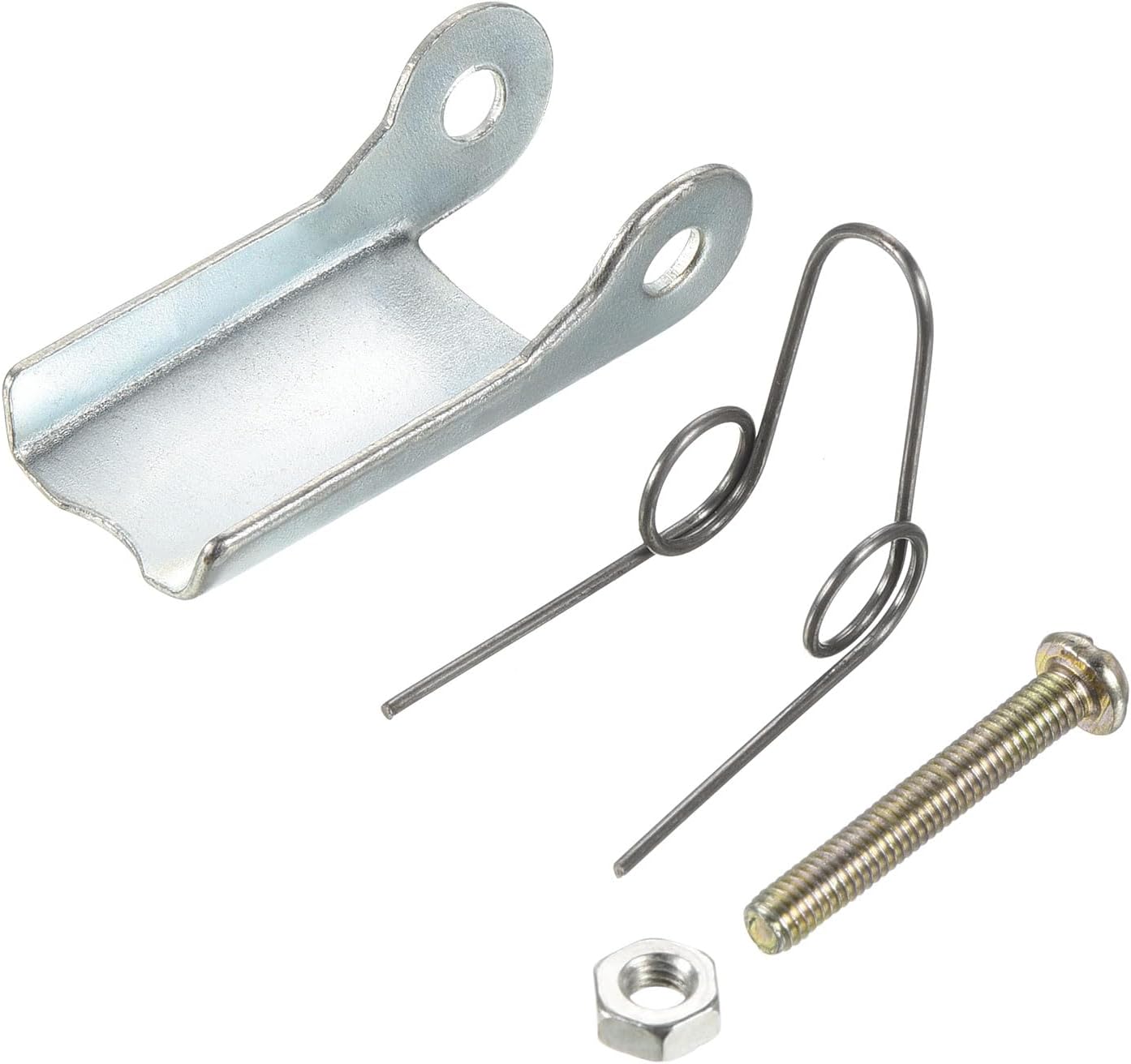 PATIKIL 1.3 Inch Replacement Hooks Latch, 2 Pack Metal Towing Receiver Hitch for Clevis Hook Trailer, Silver
