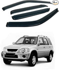 4PCS Rain Guards Window Visors Wind Deflector Fits by CHYKORLA