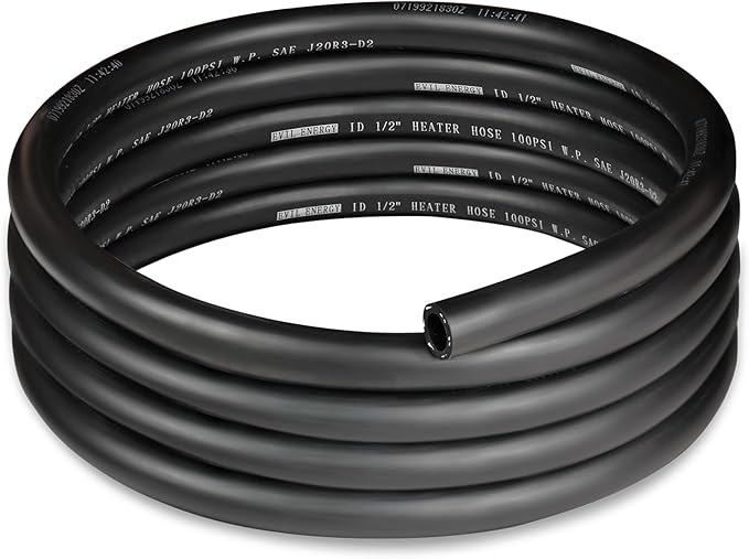 EVIL ENERGY 1/2" Heater Hose Coolant Radiator Straight 100PSI SAE 20R3 10FT by EVILENERGY