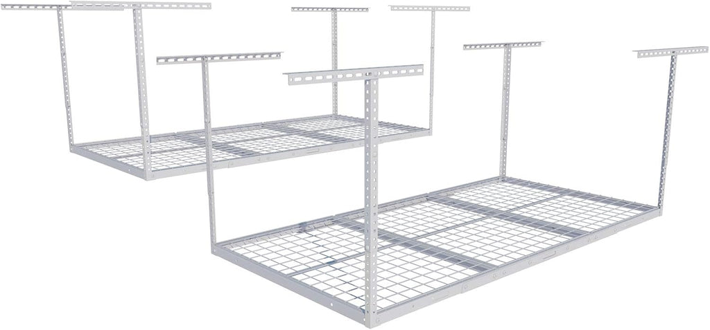 FLEXIMOUNTS 2 Pack 3x6 Overhead Garage Storage Adjustable Ceiling Rack 72"
