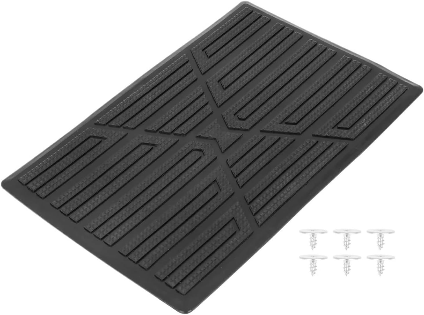 Universal Car Vehicles Trucks Floor Carpet Mat Patch Heel Scuff Plate Foot Rest Pedal Pad