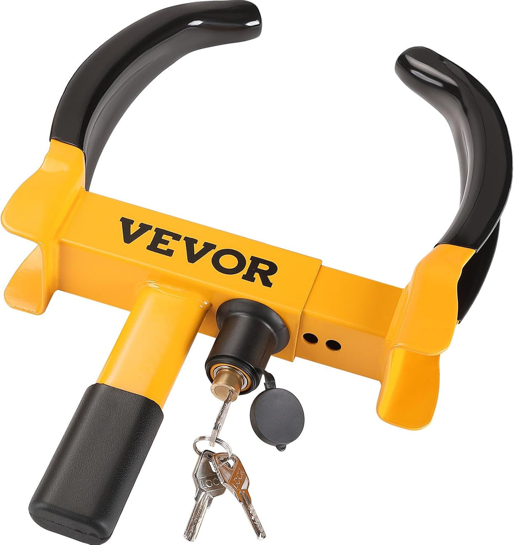 VEVOR Universal Wheel Clamp Lock, 2 Pack Adjustable Anti-Theft Tire Lock, Hea...
