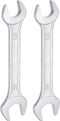 HARFINGTON 2pcs Double Open End Wrench 13mm x 15mm Metric 15 Degree Offset by HARFINGTON