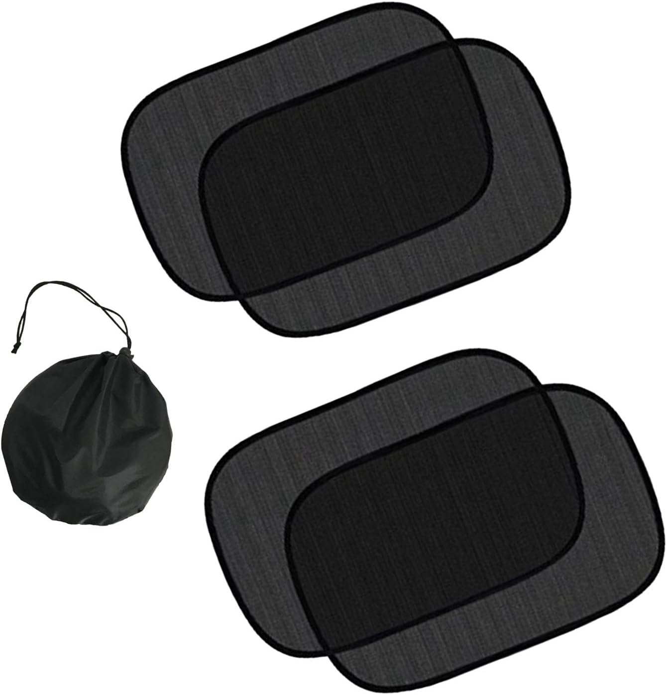 4 Pack Car Window Shades, 20"x12" Sun Shade Side Windows for Baby UV-Protection Automotive Sun Protection