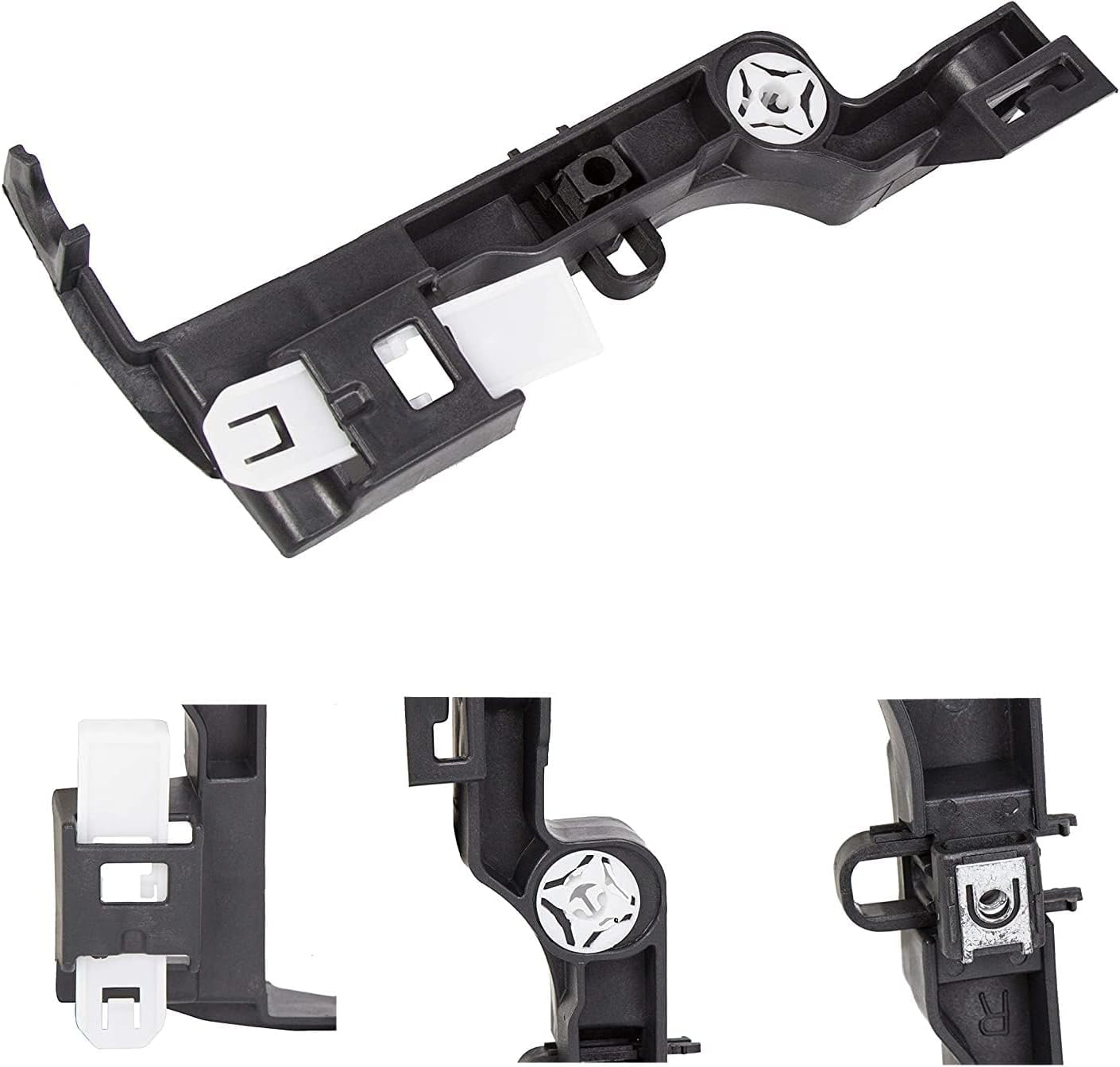HECASA Right Headlight Headlamp Mounting Bracket Compatible with 2009-2020 Dodge Ram 1500 2500 3500 4500 5500 Pickup Truck Passenger Side Replacement for CH2509108 68222826AB